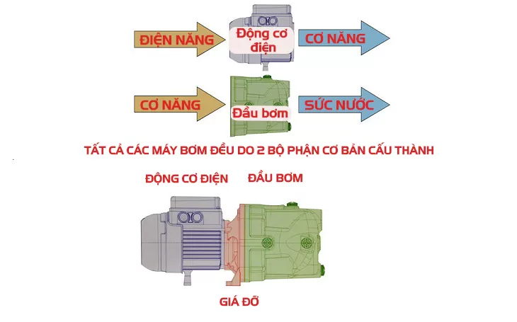 Cấu tạo máy bơm nước Cấu tạo máy bơm nước