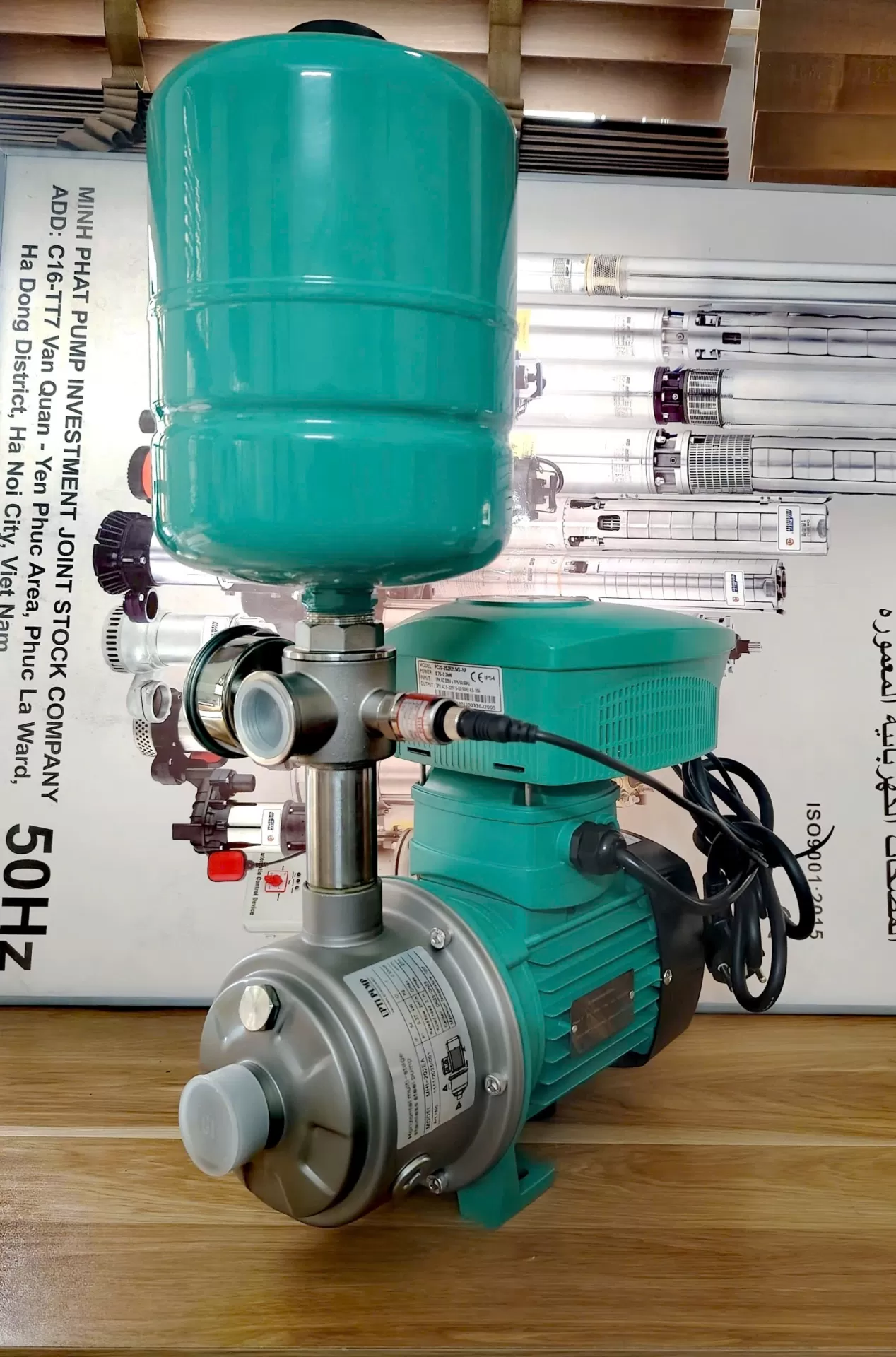 Máy bơm tăng áp biến tần MHI-1604EA-220V-2.2KW (2.2KW-220V)