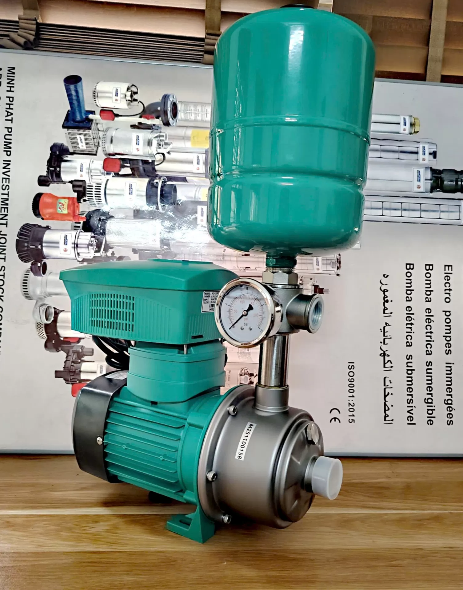 Máy bơm tăng áp biến tần MHI-1604EA-220V-2.2KW (2.2KW-220V)